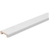 Hobby Legno - Coprifilo Rivestito In Legno Di Tanganica Laccato Bianco mm. 60X18X3050 pz. 3 (Prezzo Per ml. 9, 15)