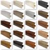 Lemal 2 Metri Battiscopa Moderno PVC Canale Cavi 23x65mm Selezione - 8643 Ottica Legno Erle Scuro, Battiscopa