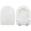 HYDRO HOME Copriwater Spin Flaminia compatibile legno rivestito in resina poliestere bianco