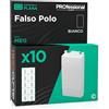 Eurocali Falso Polo Copritasti Copriforo Compatibile con Vimar Plana Frutto Colore Bianco - Confezione da 10