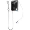 MINRS Scaldabagno elettronico 6500 W, scaldabagno elettrico con doccetta a LED, display digitale della temperatura, scaldabagno istantaneo 220 V, temperatura regolabile 30-55 ℃