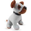 Bestlivings Labrador - Fermaporta (marrone/argento), 25 x 20 cm, decorazione di peluche pesante (1000 g) per interni, fermaporta finestra, cameretta dei bambini