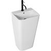 Rea - Lavabo Freestanding Aris Lavabo Bagno 37,5 X 44 X 83 cm Ceramica (Bianco)