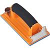 Saddgo Comodo supporto per carta vetrata manuale Levigatrice a mano con manico in spugna Manico ergonomico Strumento di macinazione per lucidatura 18,2/7,16 '' Levigatrice a mano W/Maniglia Blocco di