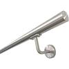 FORNITURE ZAMBON CORRIMANO IN ACCIAIO INOX AISI 304 Ø42.4MM BASIC COMPLETO DI ACCESSORI - 3000 mm.