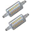 HYRAM Pannocchia di mais Led 2PCS Led Mais 5W Coperchio Della Cinghia 85-265V R7s Led Lampada Dimmer Invece Di Un Alogeno Doppio Attacco J78 EMC con super luminoso (Size : Warm White3000K)