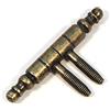 IHC Cerniera per porta, nastro con testa decorativa, cerniera in bronzo, speciale (8)