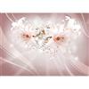 murando Carta da parati Fiori Giglio 500x350 cm Fotomurali in TNT Murale alla moda Decorazione da Muro XXL Poster Gigante Design Carta per Pareti Soggiorno Astratto Motivo vegetale b-C-0587-a-a