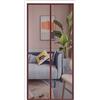 HTCSZL Zanzariera Magnetica per Porte 100cm (Larghezza) x 280cm (Altezza)- Zanzariere Magnetiche Rete, Traspirante, Chiusura Automatica, Impedendo agli Insetti di entrare (Marrone)