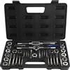 Estink Set Maschi e Filiere 40 Pezzi M3-M12 in Acciaio con Custodia Portatile per Filettatura Maschi e Filiere Set