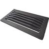 LB METALMECCANICA Griglie in ghisa per camini, stufe a legna e barbecue 30×16 cm con rinforzo centrale COD. LB-GC300160/L