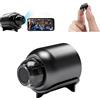 ViCUULY Mini telecamera WiFi 1080P HD - visione notturna inclusa, telecamera di sorveglianza IP wireless, monitoraggio remoto con grandangolo a 160°, micro baby monitor (1 pezzo)