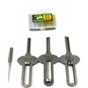 QiDAi Locksmith - Set di 3 grimaldelli per apertura e posizionamento e apertura, professionale, con scanalatura sinistra e slot destro, set da 3 pezzi, modelli 366