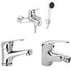 LedLeds TRIS TRIO RUBINETTO MISCELATORI VASCA BIDET LAVABO RUBINETTI DOCCIA DOCINO