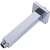 TopHomer Braccio doccia a pioggia quadrato 200mm (7.9 pollici) soffitto montato braccio doccia ottone per accessori bagno casa hotel