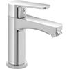 Inbagno Miscelatore Lavabo Monocomando - In Zinco Cromato - Con Piletta Click-Clack, Flessibili E Kit Fissaggio Inclusi - Linea Eden