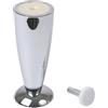 nextradeitalia 5PZ PIEDINO PER MOBILI REGOLABILE CONICO h.mm 120 - cromo
