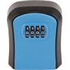 Sxhlseller Combinazione Lock Box, Wall Mounted Key Lock Box con password a 4 cifre, impermeabile, supporto a 5 chiavi, in ABS Safe Key Hider per uso interno ed esterno