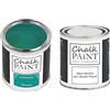 Chalk PAiNT PAINT EVERYTHING CHALK PAINT EVERYTHING Pavone & CERA - Kit Pronto Vernicia e Proteggi (250 ml + 250 ml)
