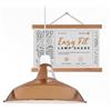 DC VOLTAGE Paralume in metallo retrò moderno, paralumi da soffitto, stile vintage industriale, 30 cm, facile da montare, protezione per lampadina, illuminazione a sospensione, camera da letto, cucina, ufficio
