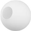 CORHAD Paralume Sfera in Vetro Smerigliato Bianco da 20 Cm, Paralume Rotondo Resistente e Diffusore di Luce per Lampade a Sospensione in Camera da Letto