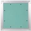 PORTE ITALIANE Botola SPORTELLO Ispezione CARTONGESSO in alluminio STANDARD-FUORI STANDARD Quadrato | FUORI MISURA 25 x 25 CM Senza Gancio