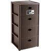 nextradeitalia 1PEZZO CASSETTIERA ELEGANCE 4 cassetti - cm. 40x40x80 h col. Tortora