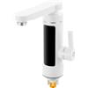 Ciounmb Rubinetto elettrico con scaldabagno, rotazione a 360°, display digitale, per cucina, giardino, bagno, roulotte, campeggio
