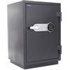 Rottner cassaforte a mobile Sydney 65 EL, con Protezione antincendio: LFS 60P, serratura elettronica, cassetto interno e ripiano regolabile, volume 55 l, di colore grigio antracite.