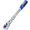 HASKYY Cricchetto telescopico da 1/2, cricchetto reversibile estensibile, 12,5 mm, 330-470 mm, a denti sottili, chiave a cricchetto