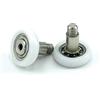 Vetroricambi.it KIT 4 PEZZI - Cuscinetti Box Doccia VR Rotella Doccia Ruota 22x6x22.6 vite M6 profilo Raggiato
