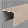 Generico u copertura per tubature Copertura per condotti da 30, 100 e 130 cm, copertura chiusa resistente alle intemperie, copertura per condotti nascosti in PVC adatta per(B,L W 40 x 12cm/1' x 4.7)