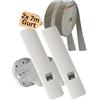 Rollwin 2 avvolgitori per tapparelle da incasso da 165 mm a 185 mm, distanza tra i fori regolabili per cassette da parete con avvolgitore per cinghia, copertura per ritaglio bianco, avvolgicalze