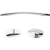 limiao123 Maniglia per armadio da cucina, Tiretti ad arco Manopole per mobili con Viti Maniglia del Cassetto per cassetti e armadi, Cromata (Hole Distance 320mm/12.5in)