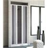 ROLLPLAST PINTO Box doccia cabina in PVC porta nicchia a soffietto 2ante regolabile bagno VENERE L 160/170 X H 185