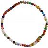 MagicaOlivia Cavigliera da donna bambina da spiaggia a piccoli prezzi con perline di vetro colorate fatte a mano, Braccialetti con avvolgimento alla caviglia regolabile con filo elastico bracciale Regali (22 cm)