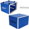 Rosfix Scatola Elettronica in Metallo 115x310x285mm - Custodia Blu Antistatica | Protezione PCB, Progetti Fai-da-te, Quadro Elettrico | Contenitore per Elettronica