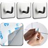 DEKAZIA® 4 ganci adesivi acciaio porta asciugamani bagno adesivo accessori bagno ganci appendiabiti appendi accappatoio appendi abiti per muro ganci appendiabiti da parete gancio adesivo cucina
