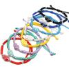 Generic Bracciale sacro cuore - braccialetto regolabile con cordino lucido nodi e cuore sacro