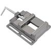 SUBKUDY Morsa per macchina 125 mm - Morsa di alta qualità per officina, trapano e sega - ghisa durevole & acciaio rotondo #45 - Facile fissaggio (nero)