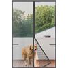 Risareyi Anti-graffio Zanzariera Magnetica 80x220cm, Grigio Rete Rinforzata