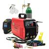 Bestschweissen.de IDEAL Praktik 200 TIG AC DC Saldatrice HF Accensione - TIG Welder Inverter 200A con MMA & Impulso - Set completo da 8 l Argon per alluminio e acciaio inox - Saldatura.de (set 2)