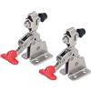 PODSJD Toggle Clamp - Apertura regolabile di utensili per la lavorazione del legno, leva verticale a rilascio rapido, acciaio inossidabile 304, fissaggio sicuro Jig per fai da te e
