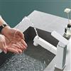 XDSMB Rubinetto Bagno con Doccetta Estraibile Miscelatore Lavabo Bagno Monoforo Rubinetti Bagno Estraibile,Bianco