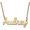 Kanika Jewelry Trove PersonalizeName Necklace for a Delicate Look, 925 Sterling Silver Pendant Necklaces with Chain (Chain Length 14 inches to 23 inches), Collana con nome in argento per regalo da donna