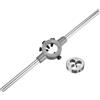 QUARKZMAN Set Chiavi Maschio Filettatore 5-40 Unc Filettatore Rotondo Portautensile 20mm (Adatto 1/8-5/32 (Unc/Unf) / Metrico M3-M4 / Filettatori 20mm Diametro) Riparazione Filetti Viti