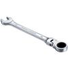 KATUR Chiave combinata a cricchetto 12 mm, chiave a cricchetto con testa flessibile, design industriale a doppio uso, utensile metrico professionale in acciaio al cromo vanadio