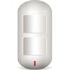 Wolf Guard HW-06B 433 MHz Sensore di movimento anti-animali domestici 25 kg, distanza 9 m, per sistema di allarme W4Q WT4F WT4R (PIR Sensore di movimento)