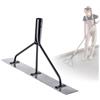 KADAX Distribuitore di calcestruzzo in alluminio, 62,5x9x33 cm, Distributore di catrame profilato, Betonglätter a 3 traverse, Betonschieber (senza manico)