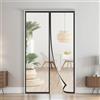 Orumrud Trasparente Tenda Magnetica per Porte Isolate Termicamente 95x215cm,EVA Tenda Termica Isolante Freddo per Porte e Finestre per Balcone Cucina Camera da Letto,Chiusura Automatica